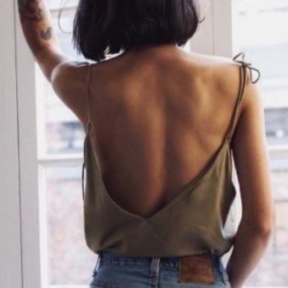 Moon + Madison Cream Knit Tank